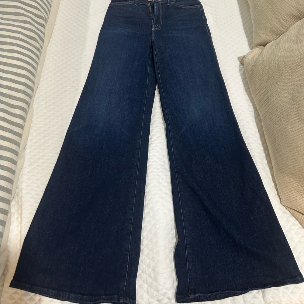 MOTHER Dark Blue Flare Jeans